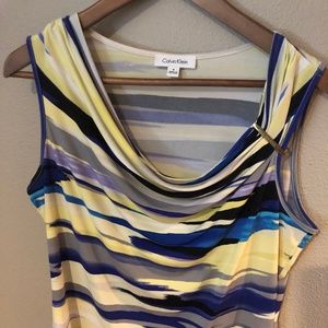 Calvin Klein Sleeveless Cowl Neck top